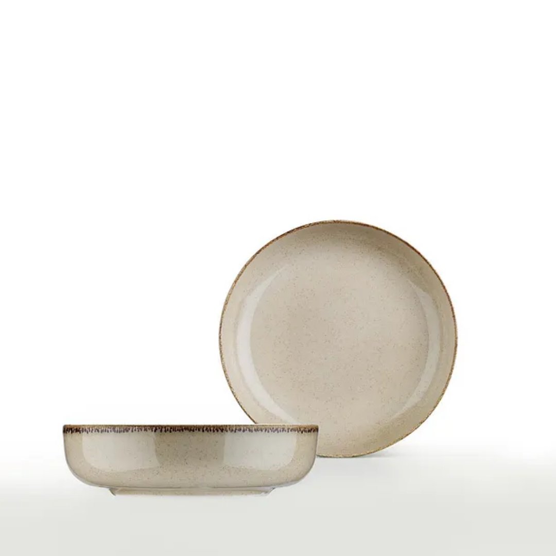 Moderna 2 Piece 20cm Bowl Cinnamon