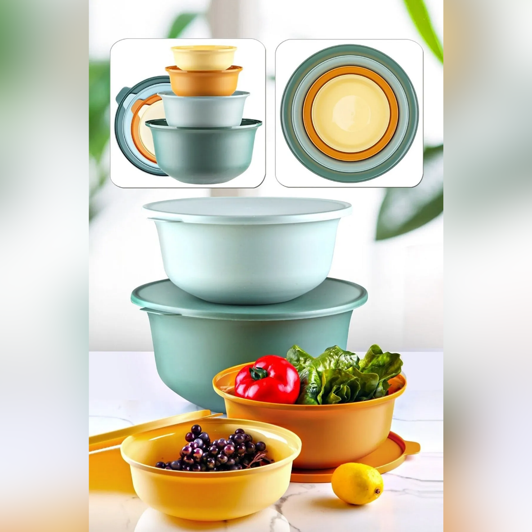 4-piece round Aura storage container Atelier Casa