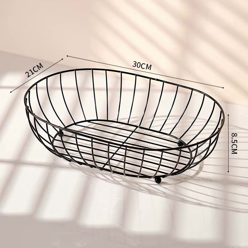 Metal Wire Bread Fruit Bowl