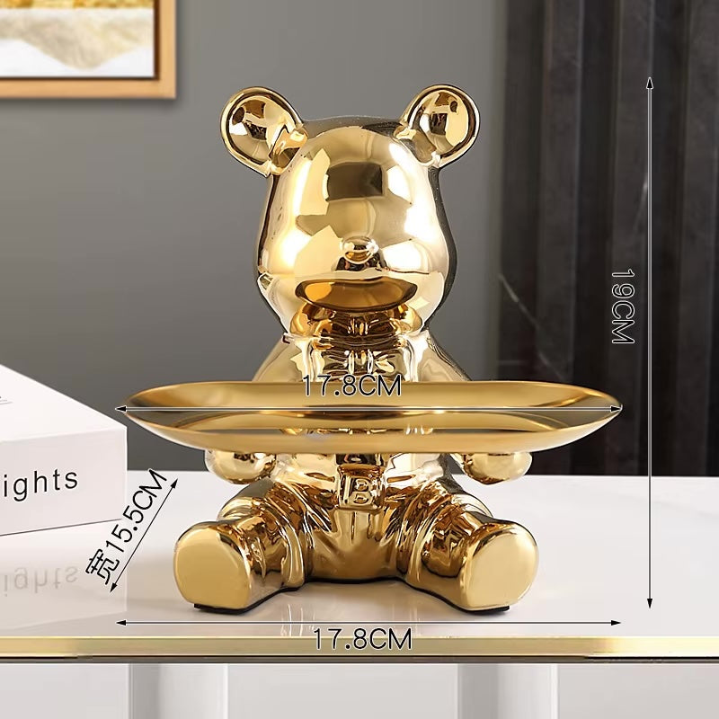 Bear Tray Holder – Sitting Style