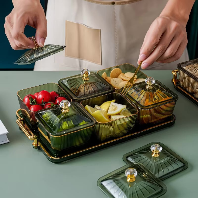 Grid Elegant Snack Tray
