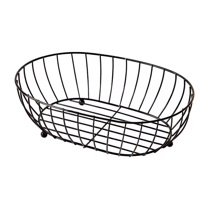 Metal Wire Bread Fruit Bowl