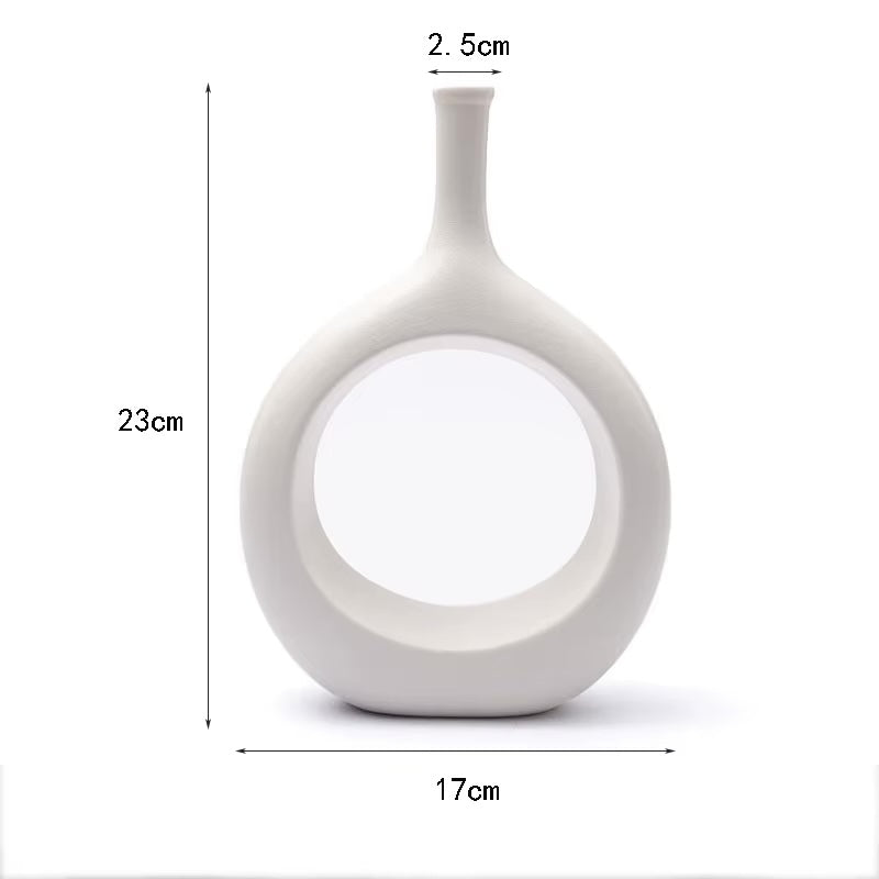 White Archway Vase Set