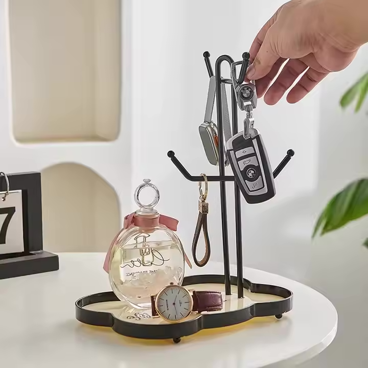 Entryway Shelf Ornament Key Storage