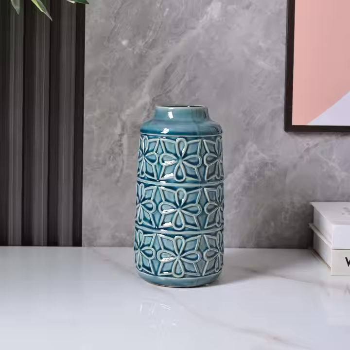 Tabletop Vase Rustic Ceramic Vase