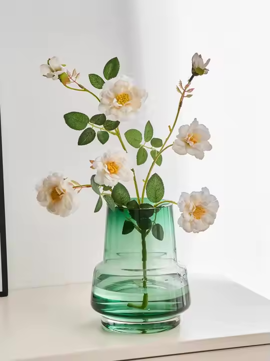 Glass Vase Transparent Aquatic Large Caliber