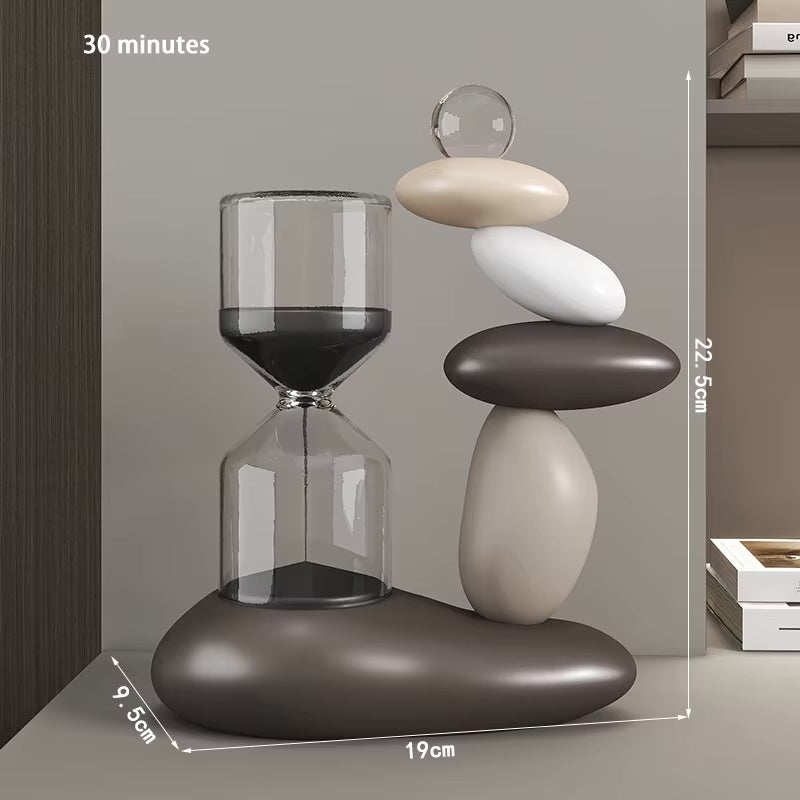 Zen Balance Timer – Nordic Stone Sculpture