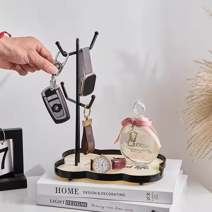 Entryway Shelf Ornament Key Storage