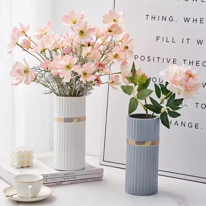 Flower Vase Ceramic Vases (Family of three)