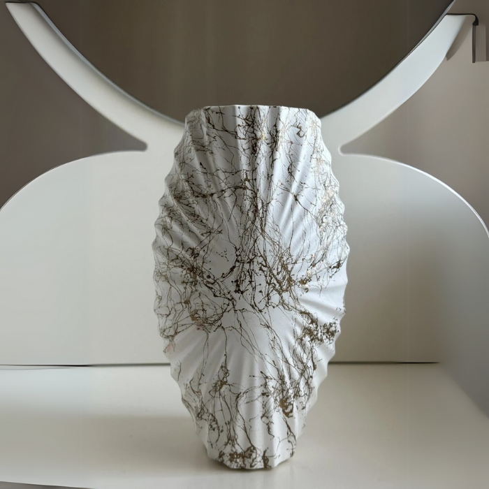 Marble Patterned Vase Atelier Casa