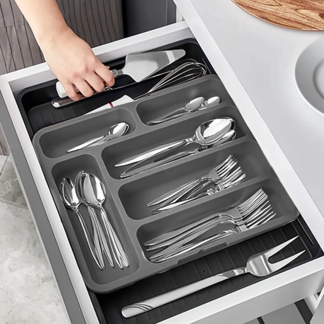Drawer Inside Opening and Closing Sliding Dish 35cm - Drying Basket Atelier Casa