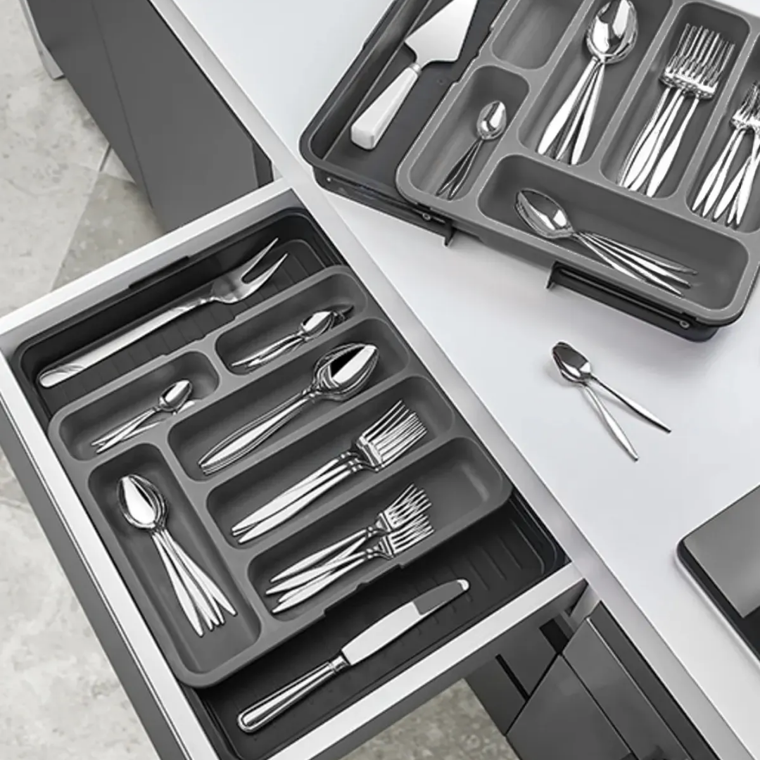 Drawer Inside Opening and Closing Sliding Dish 35cm - Drying Basket Atelier Casa