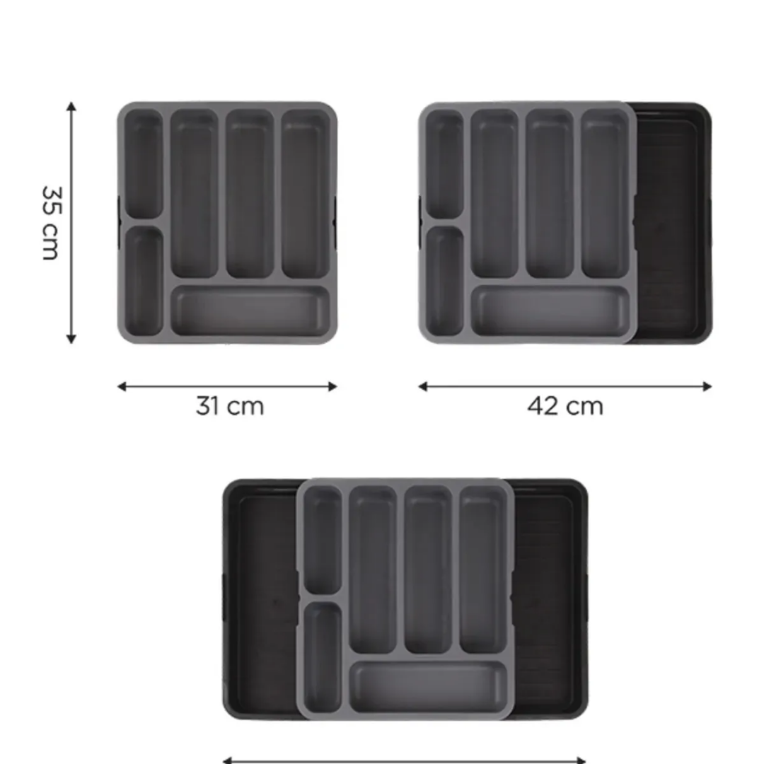 Drawer Inside Opening and Closing Sliding Dish 35cm - Drying Basket Atelier Casa