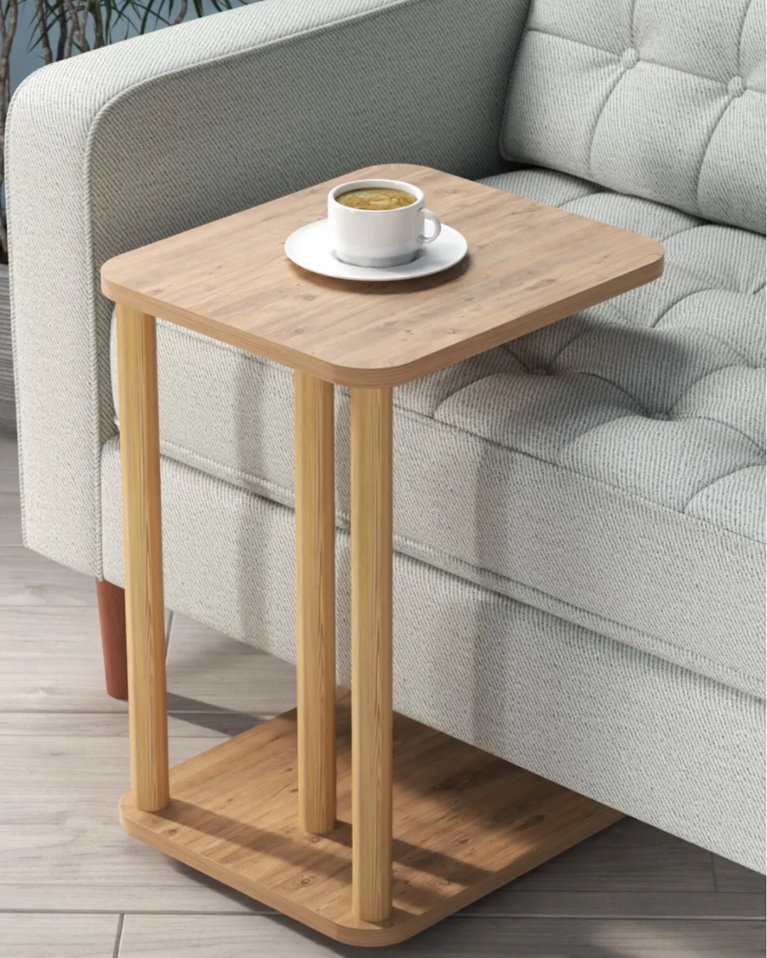 Wheeled C Coffee Table Side Table AtelierCasa