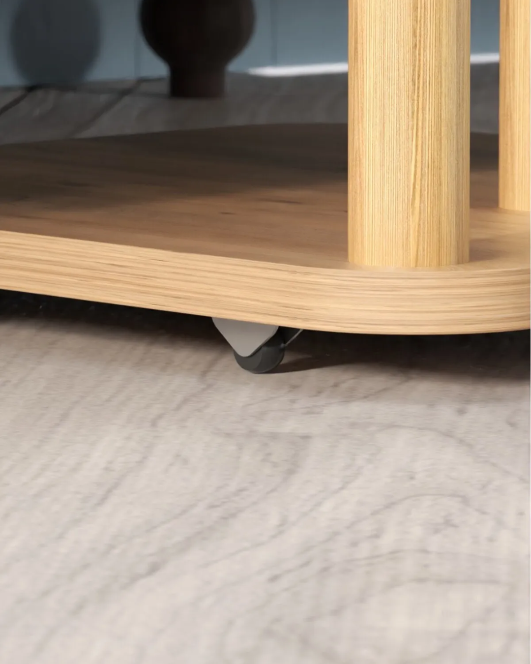 Wheeled C Coffee Table Side Table AtelierCasa