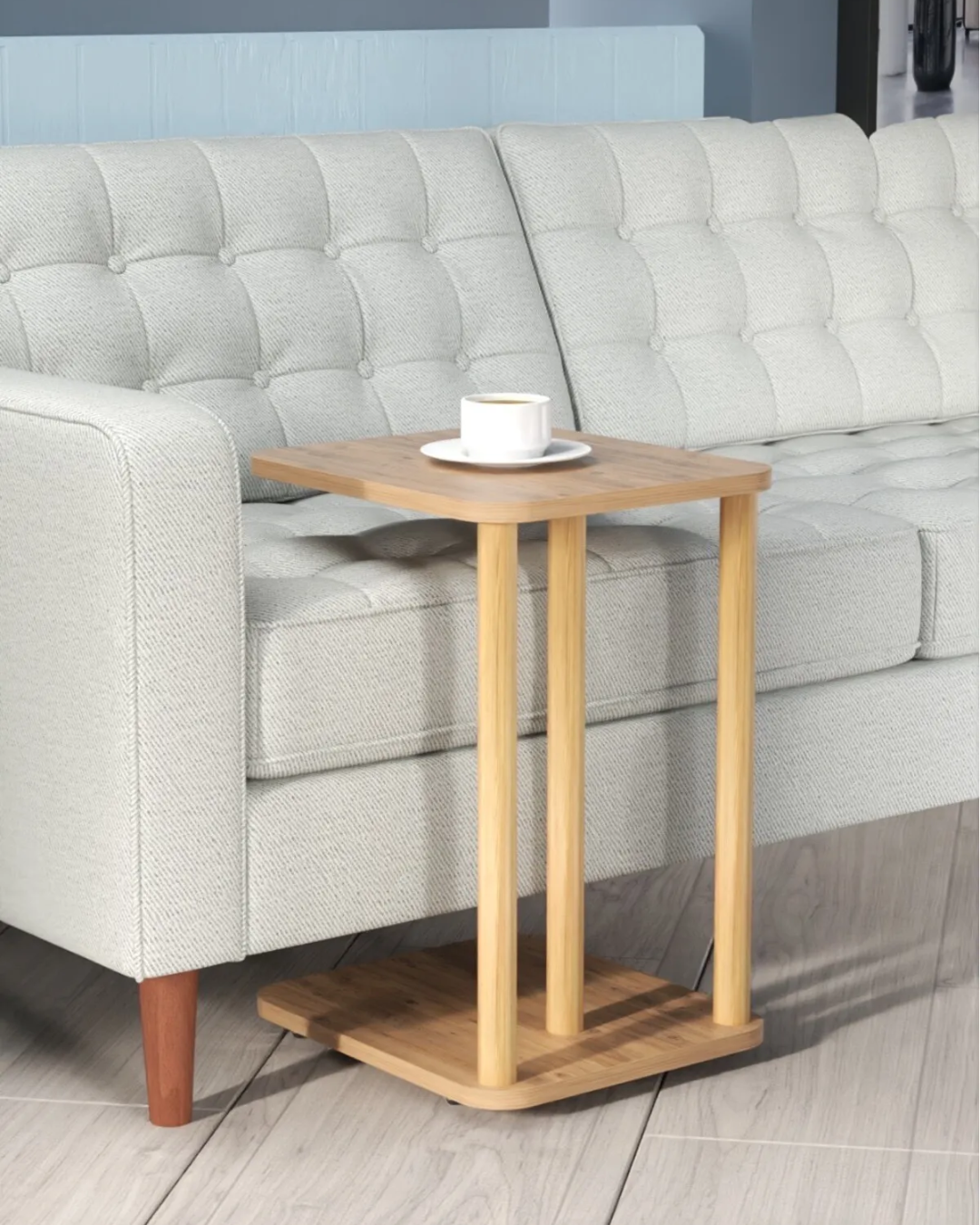 Wheeled C Coffee Table Side Table AtelierCasa
