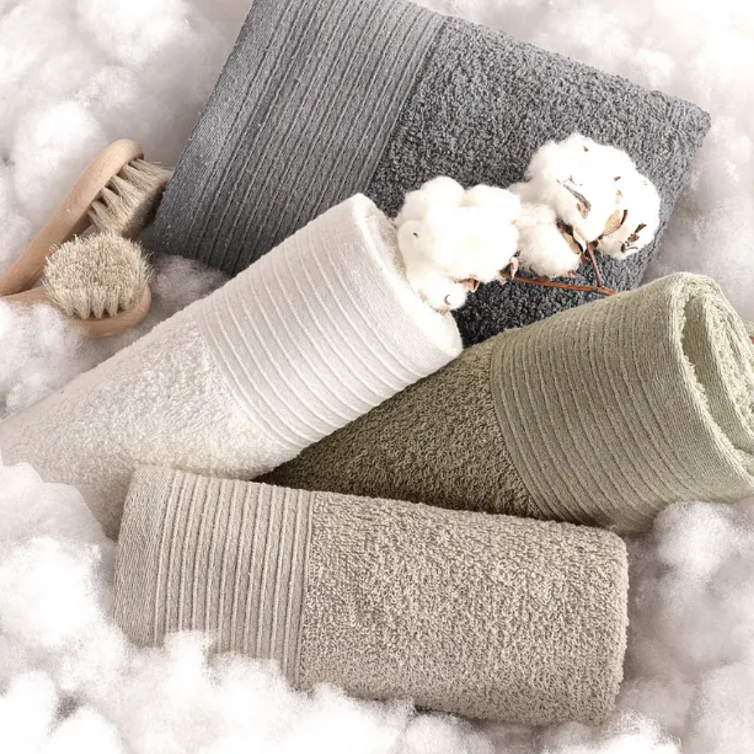 8-Piece Boxed 50x90cm Cotton Towel Set