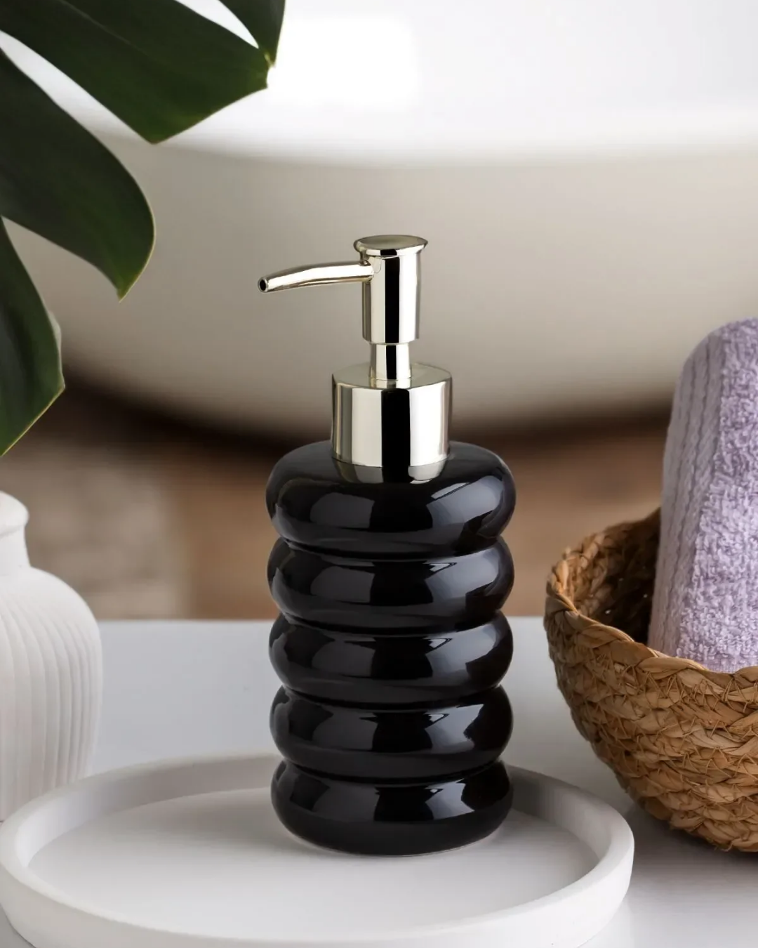 Porcelain Liquid Soap Dispenser