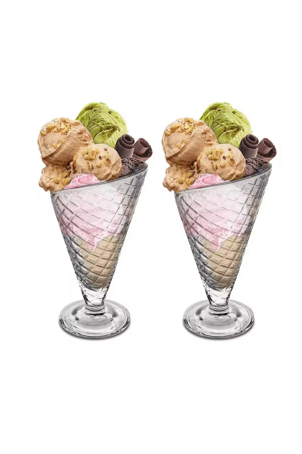 4-Piece Ice Cream Cone Bowl Set Atelier Casa