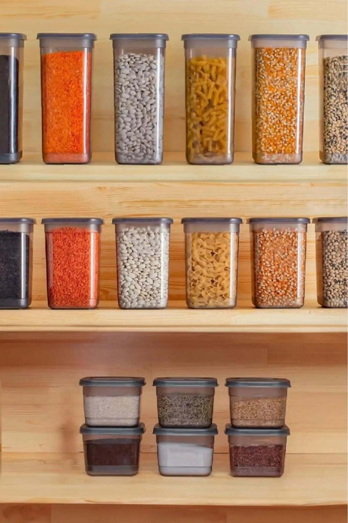 Airtight Food Container Set – Smoke Gray Lid AtelierCasa