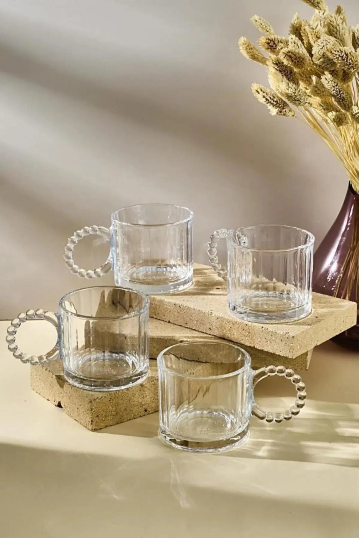 Ringo 4-Piece Line Mug 200ml Atelier Casa