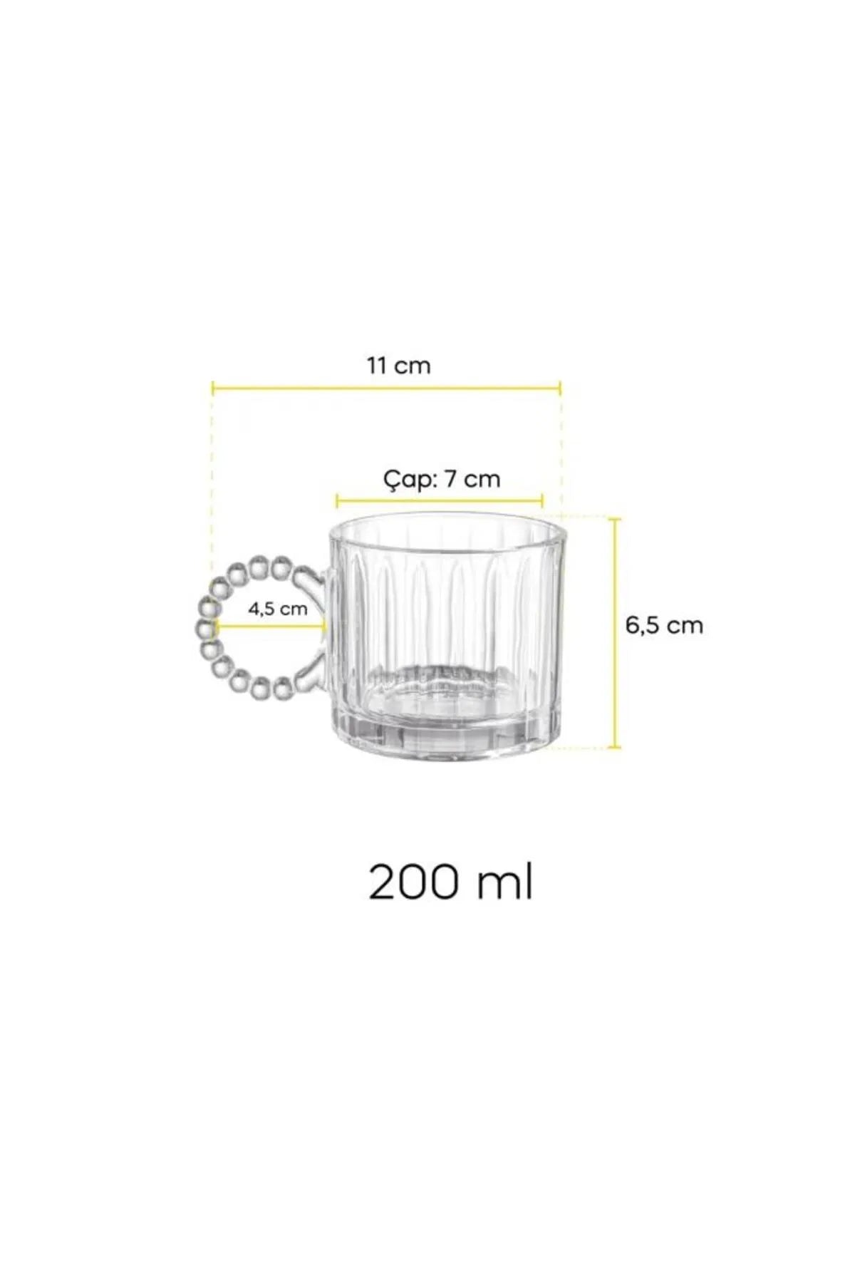 Ringo 4-Piece Line Mug 200ml Atelier Casa