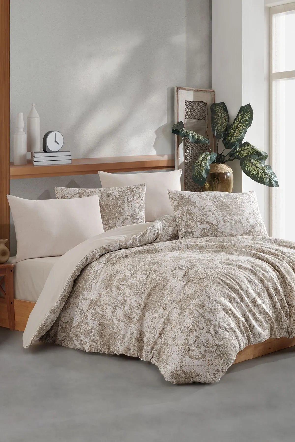 Cotton Double Duvet Cover Set | Duvet Cover and Pillowcase | Without Sheets