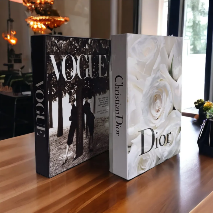 Decorative book box set of 2 Atelier Casa