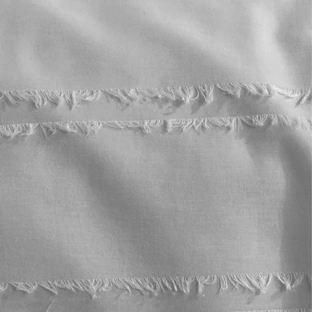 100% Cotton Double Fringed Duvet Cover Set Avola