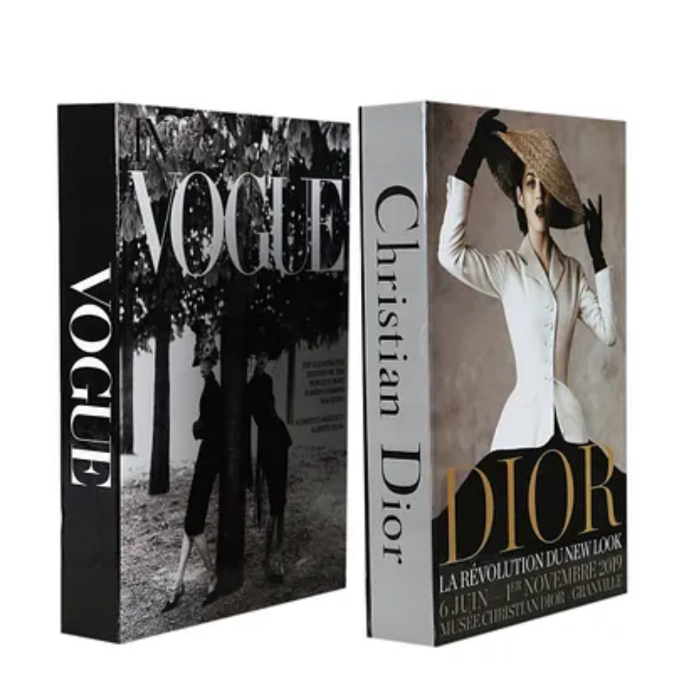 2-Piece Hat/Vogue Women Decorative Book Box