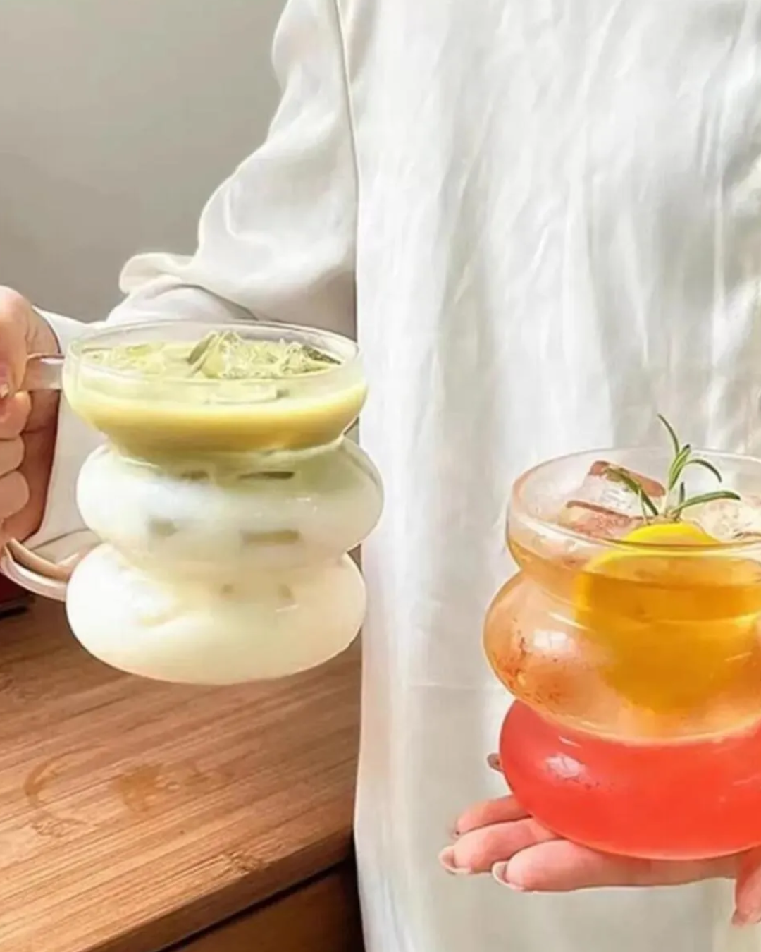 450 ml Glass Mug Cap AtelierCasa