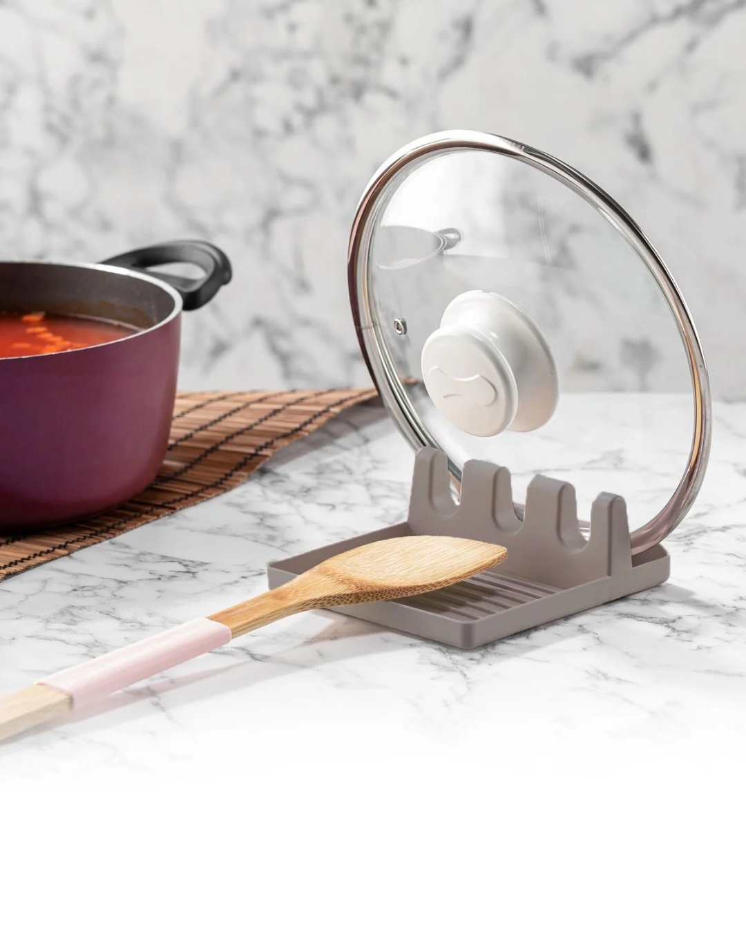 Spoon and Pot Lid Holder
