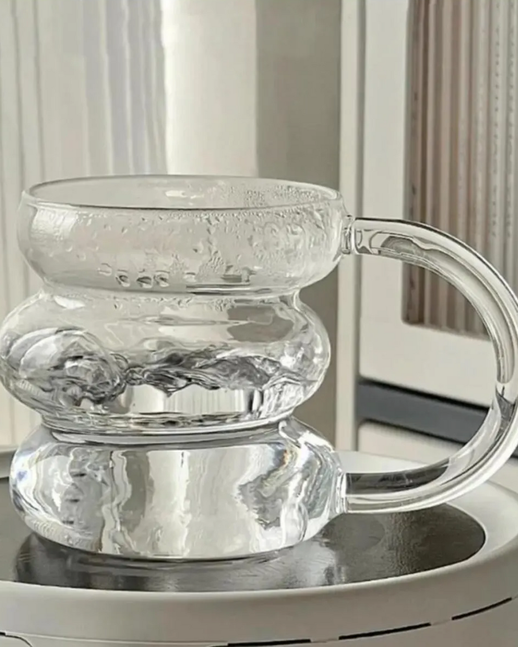450 ml Glass Mug Cap AtelierCasa