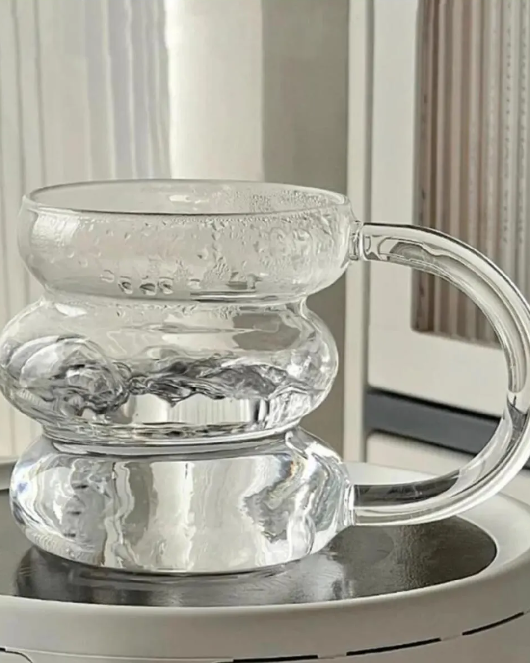 450 ml Glass Mug Cap AtelierCasa