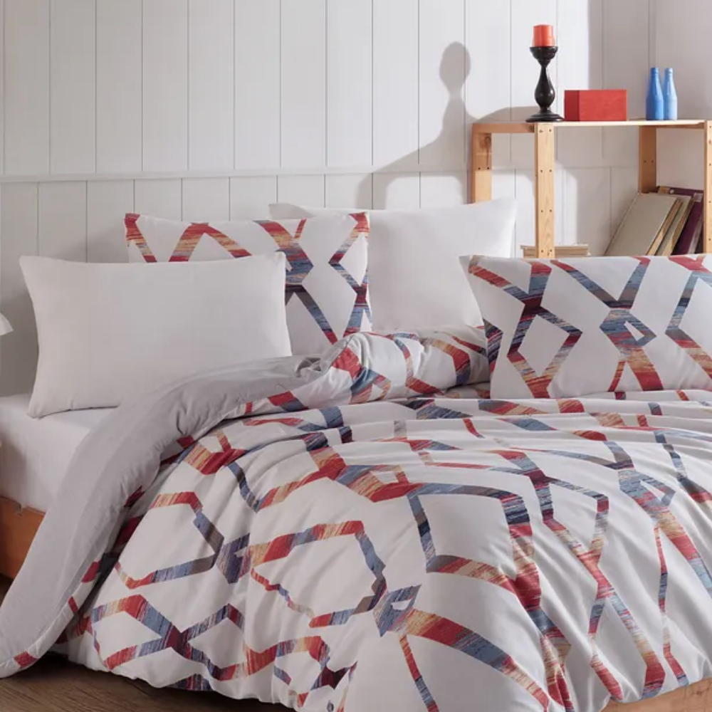 Double Fitted Sheet Cotton Duvet Cover Set | Full Set