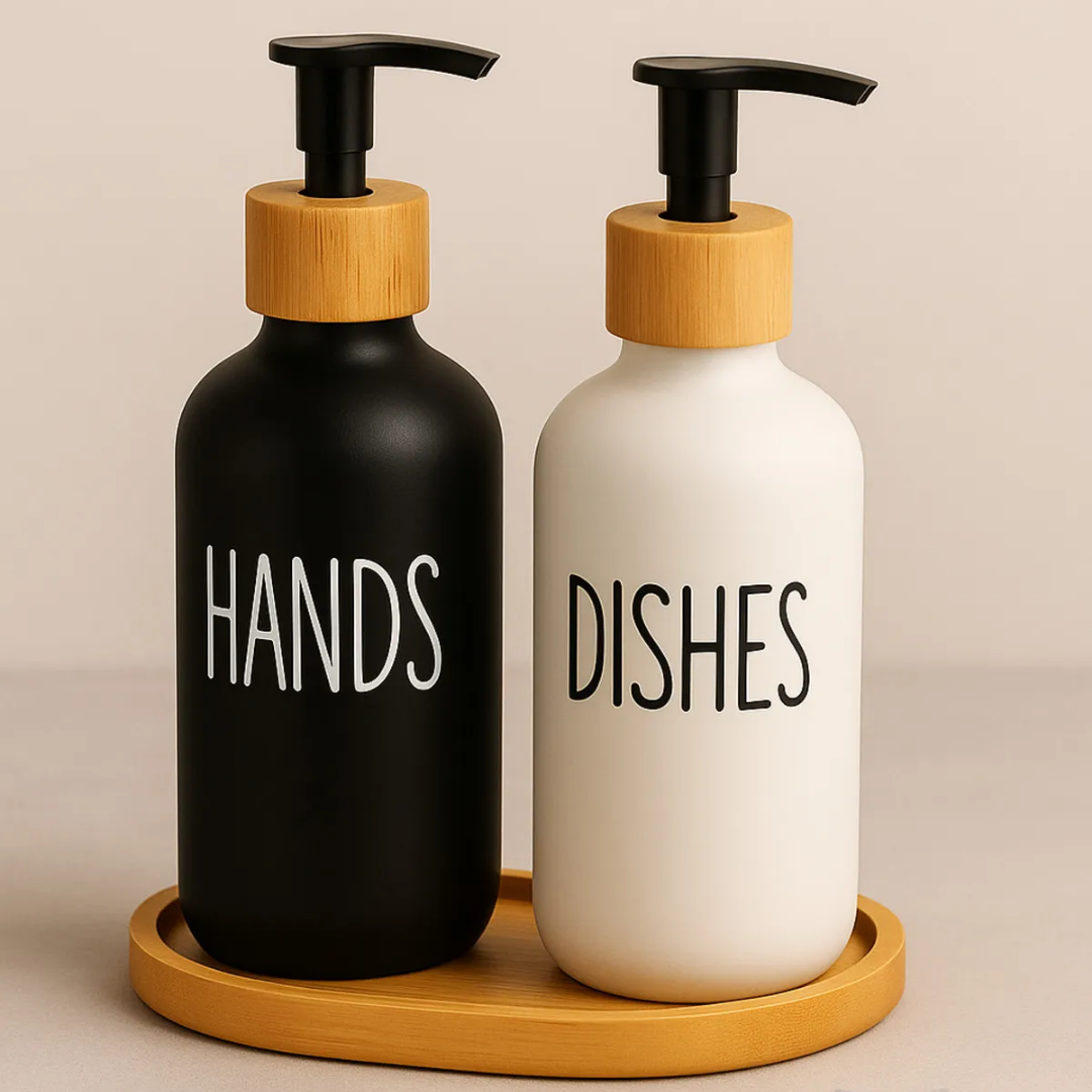 2-piece porcelain soap dish set Atelier Casa