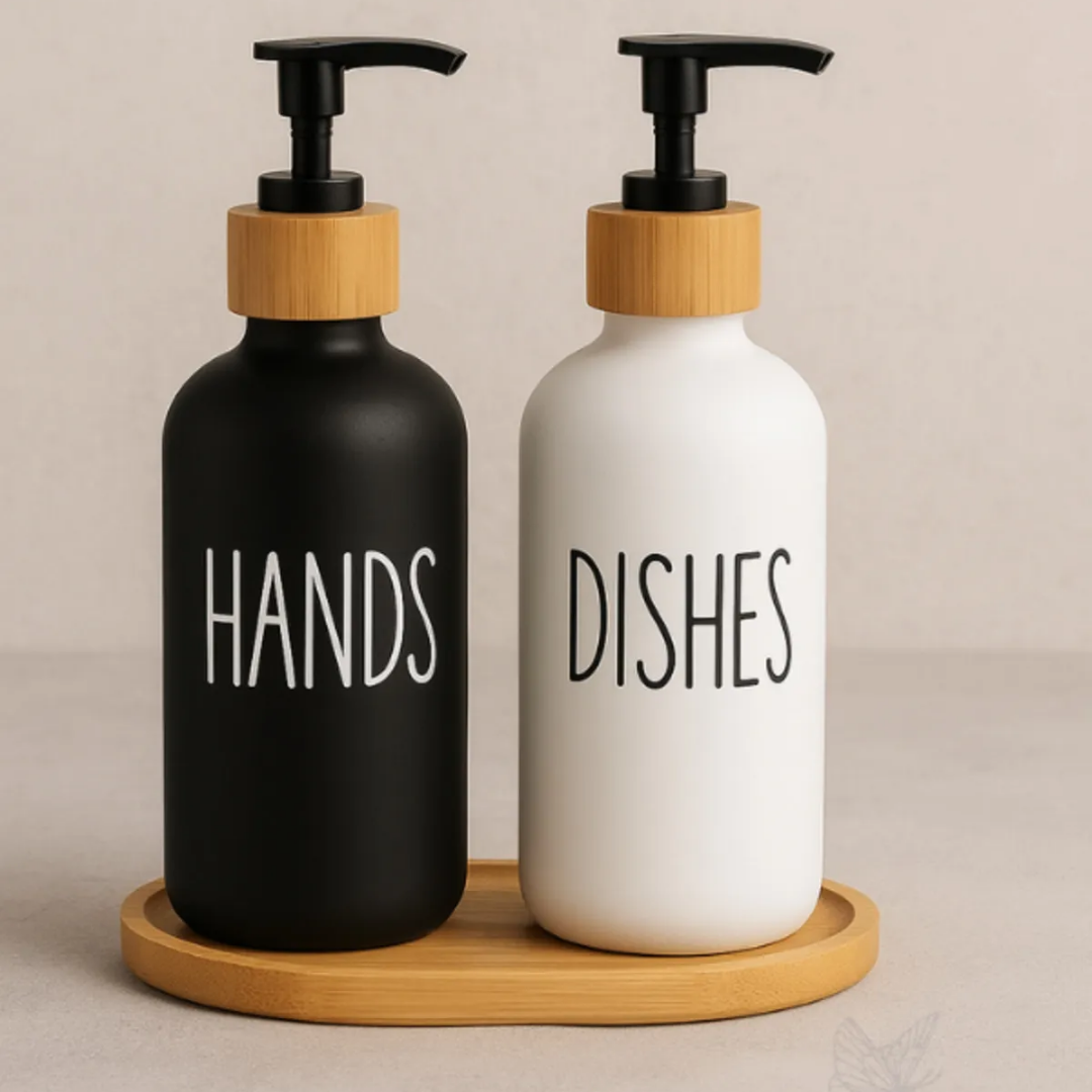 2-piece porcelain soap dish set Atelier Casa