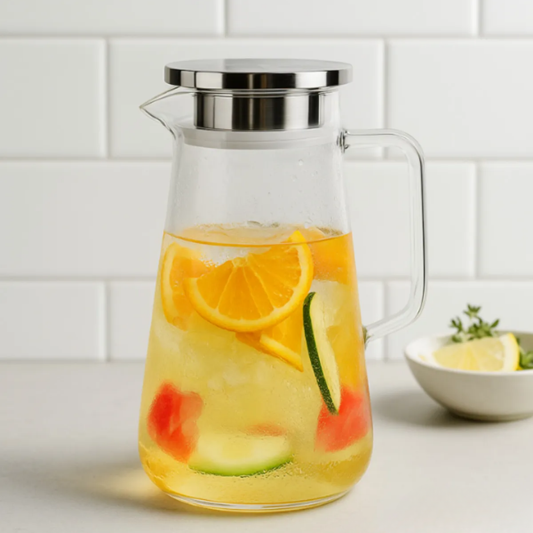 1.2-liter borosilicate glass pitcher Atelier Casa