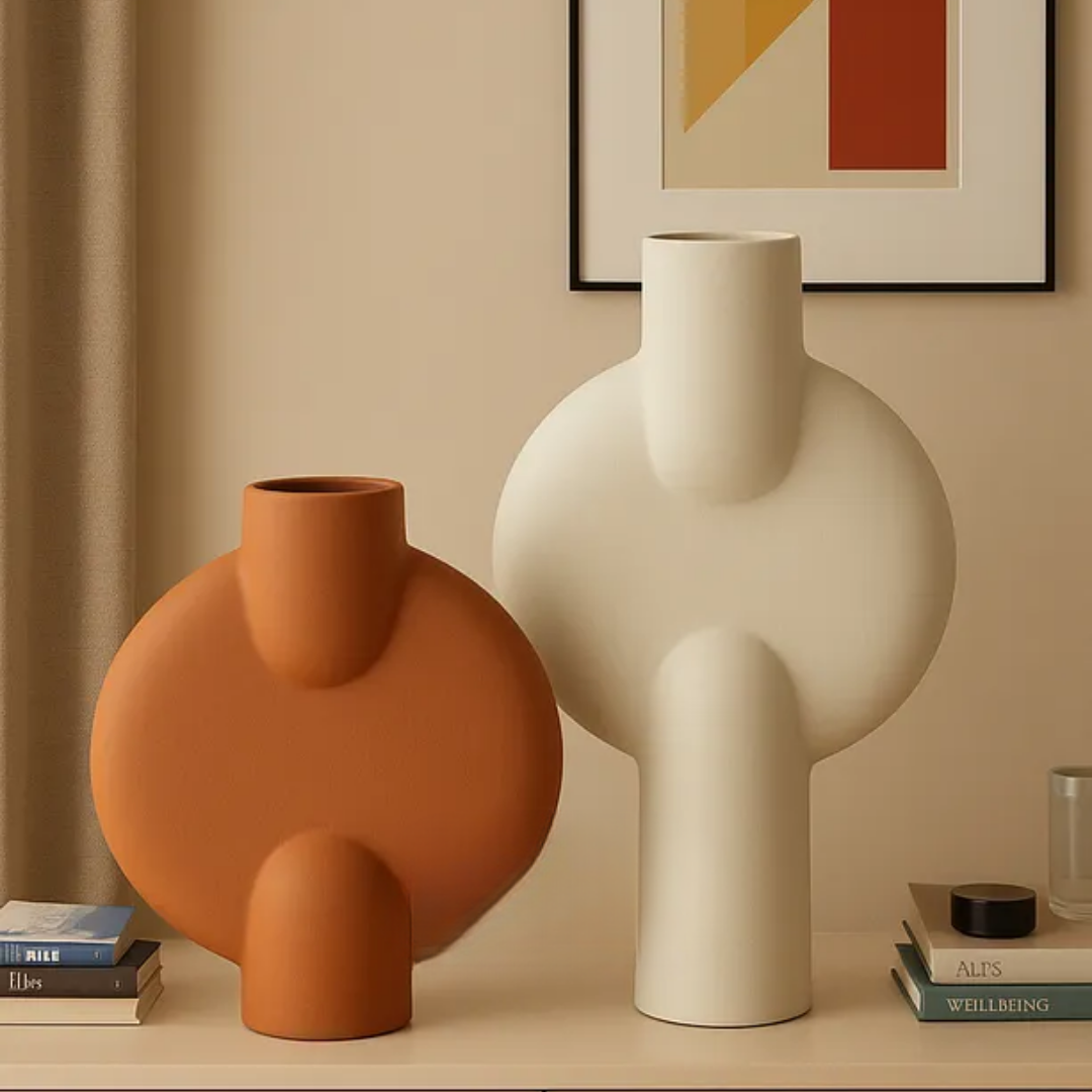 2-Piece Vase Scandinavian Japanese Style