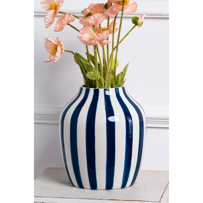Decorative Vase Navy Blue Atelier Casa