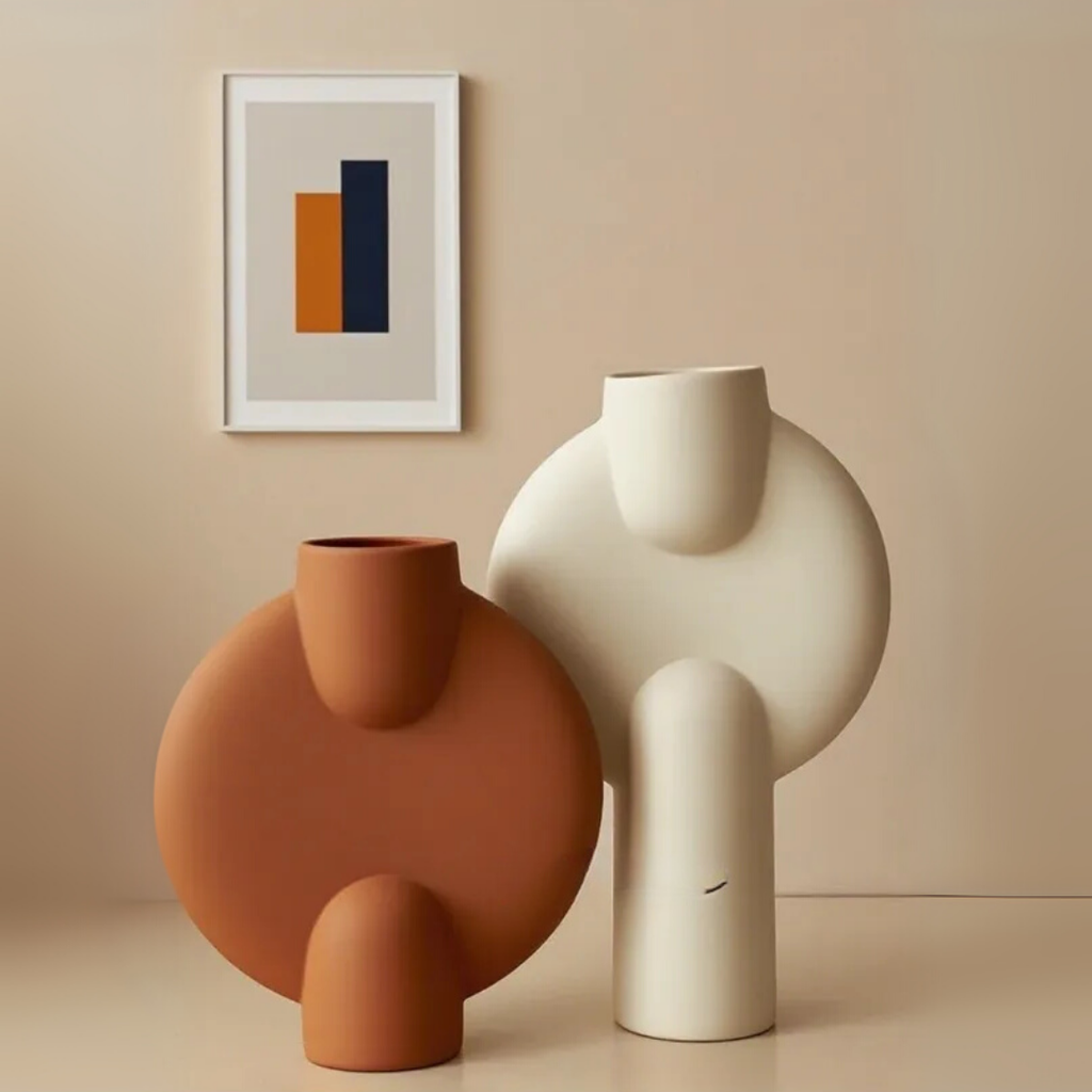 2-Piece Vase Scandinavian Japanese Style
