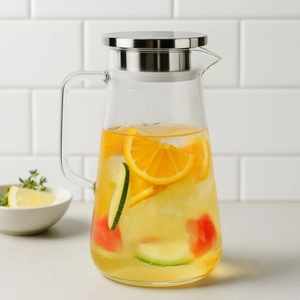 1.2-liter borosilicate glass pitcher Atelier Casa