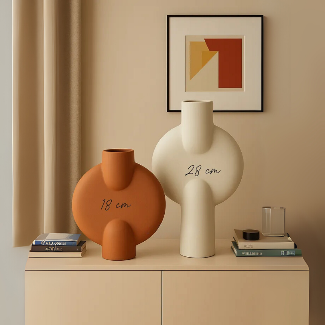 2-Piece Vase Scandinavian Japanese Style