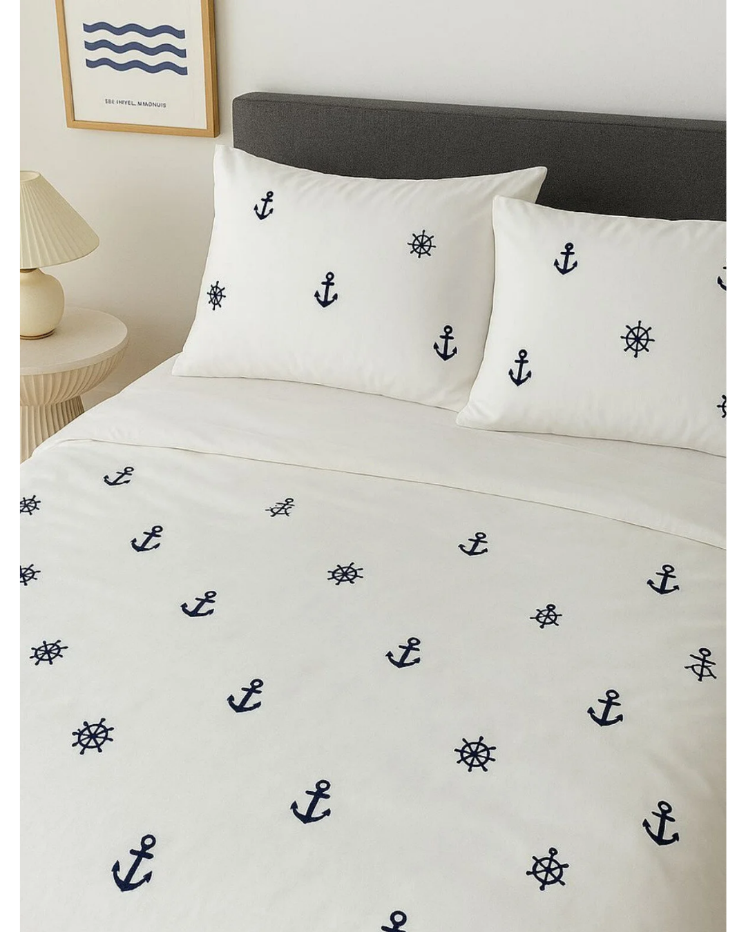 Single Duvet Cover Set with Fitted Sheet | Premium White