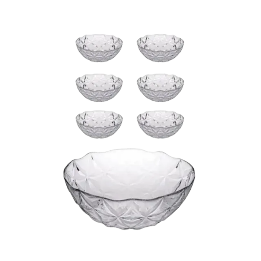 7 Piece Estrella Compote Bowl Set