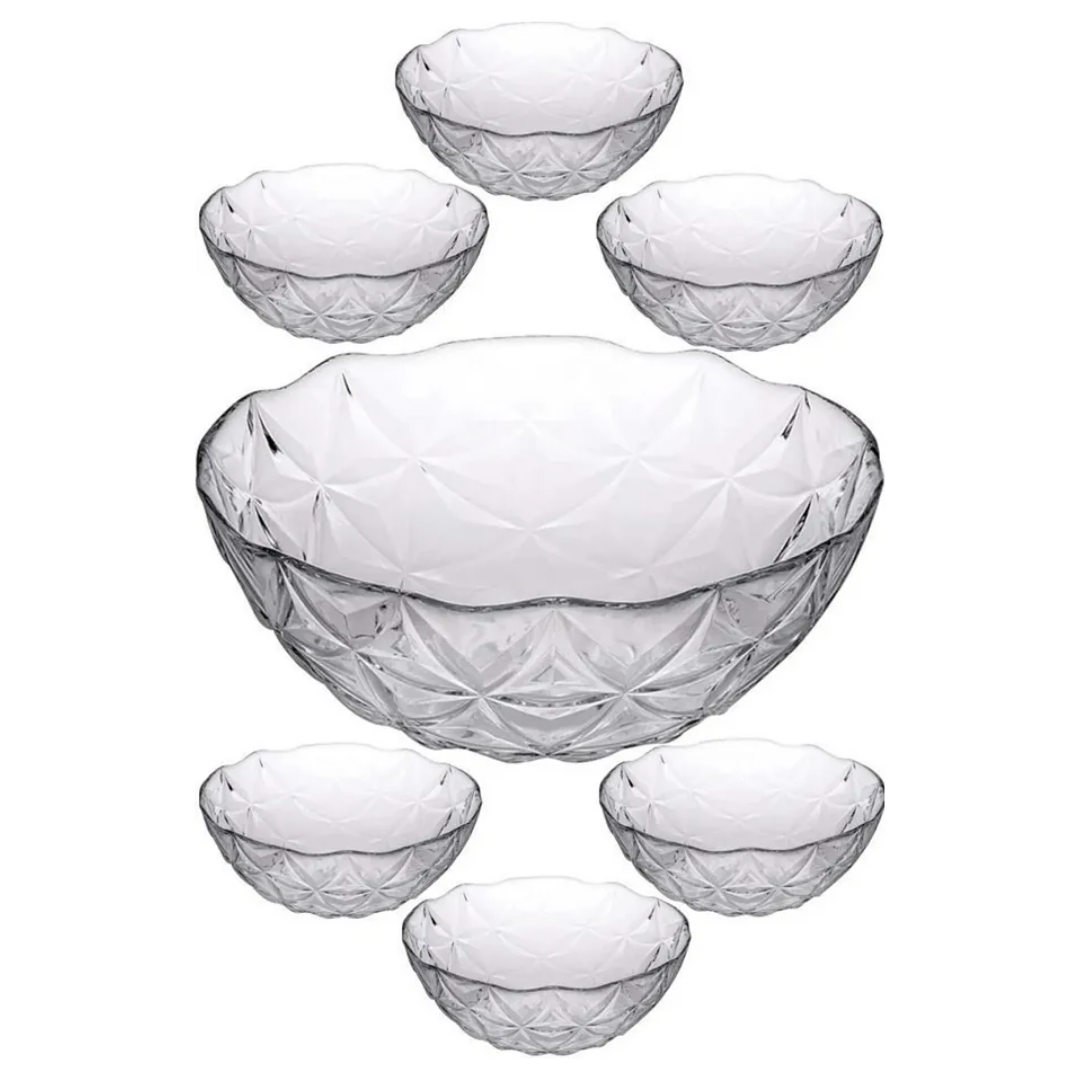 7 Piece Estrella Compote Bowl Set