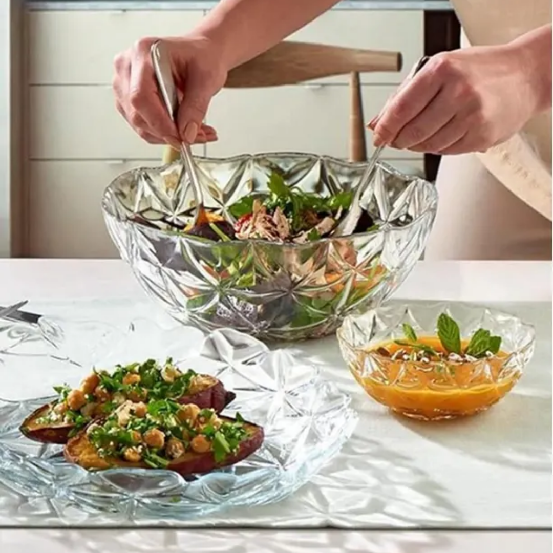 7 Piece Estrella Compote Bowl Set