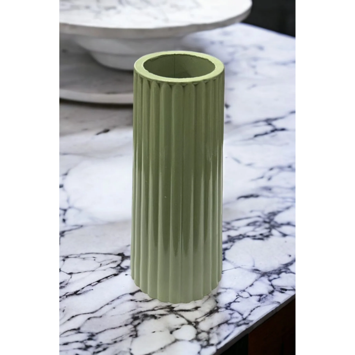 Striped Ceramic Vase Atelier Casa