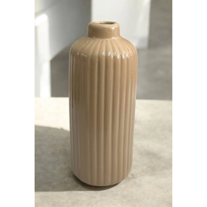 Minimalist Striped Vase 15x6x6cm Atelier Casa