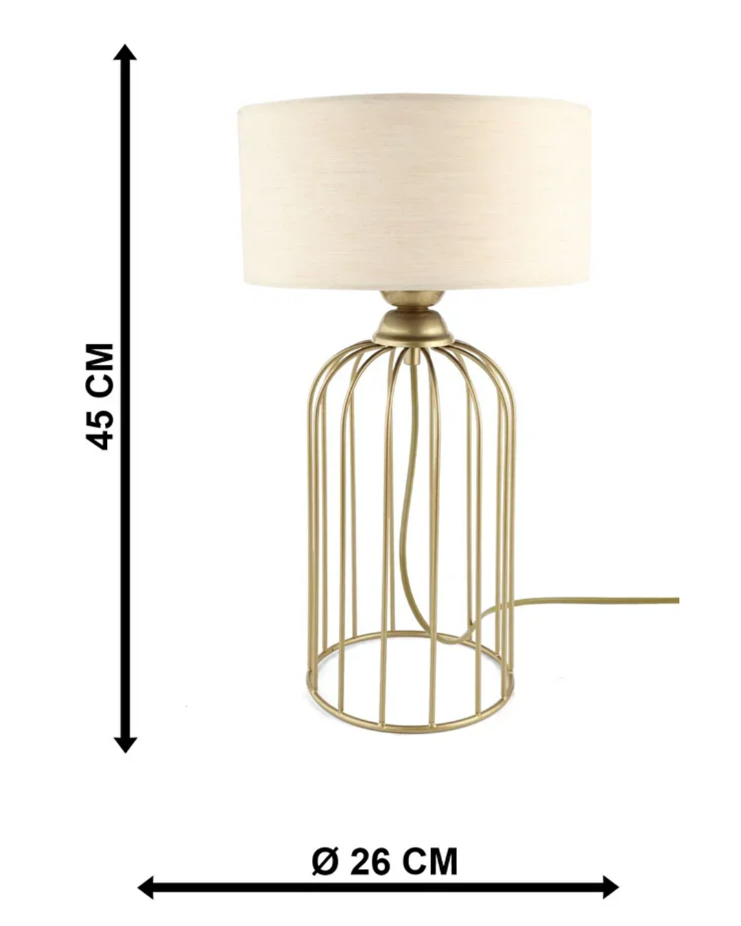 Table Lamp Antique Beige